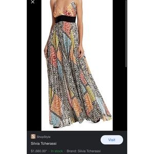 Silvia Tcherassi Printed Maxi Dress